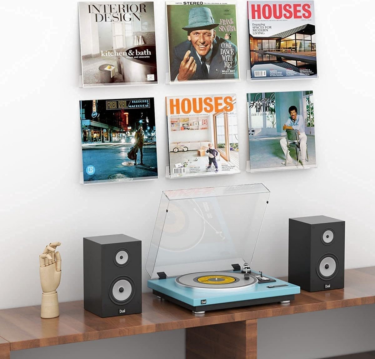 LP wandplank - Eik - 100cm: Opbergen & laten zien