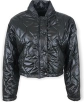 La Pèra kort jasje dames cropped jasje zwart - Maat 40