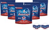 Finish Powerball Tablettes pour lave-vaisselle All in 1 max - Value pack - 240 pastilles - Dégraissant