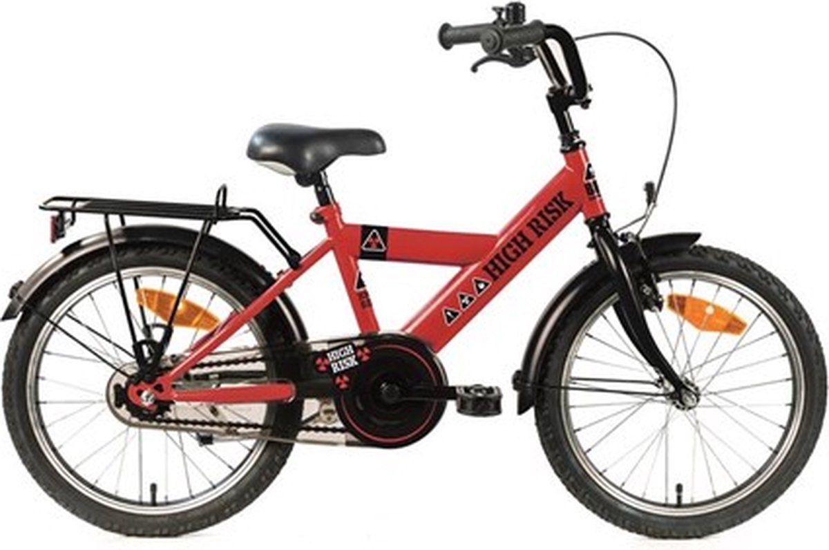 Bike Fun Kinderfiets 18 Bikefun No Rules oranje