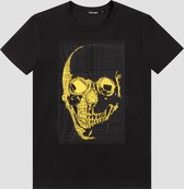 Antony Morato - t-shirt - mannen - skull - geel zwart - maat L