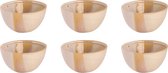 Palmer Schaal Beach 15.5 cm 80 cl Beige Stoneware 6 stuk(s)