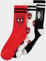 Marvel - Spider-Man - Chaussettes de Sport (paquet de 3) - 43/46