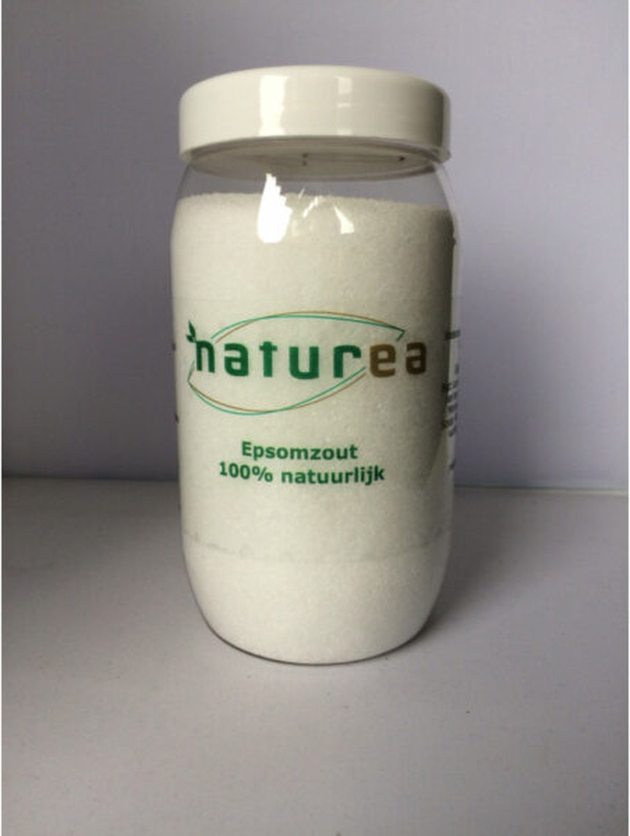 1 KG Epsom zout (bitterzout) in hersluitbare pot - 100% magnesiumsulfaat badzout - Naturea