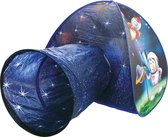 LuxuryLiving - Speeltent Astronaut met Tunnel - Jongens en Meisjes - 160 x 95 cm - Polyester - Blauw - Vanaf 3 Jaar