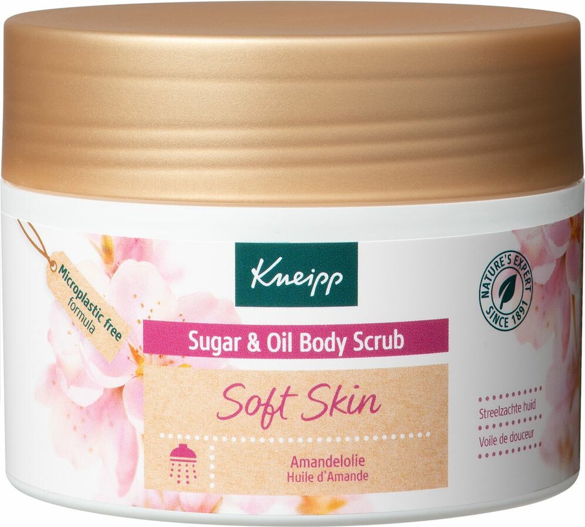 4x Kneipp Sugar Body Scrub Amandel 200 gr
