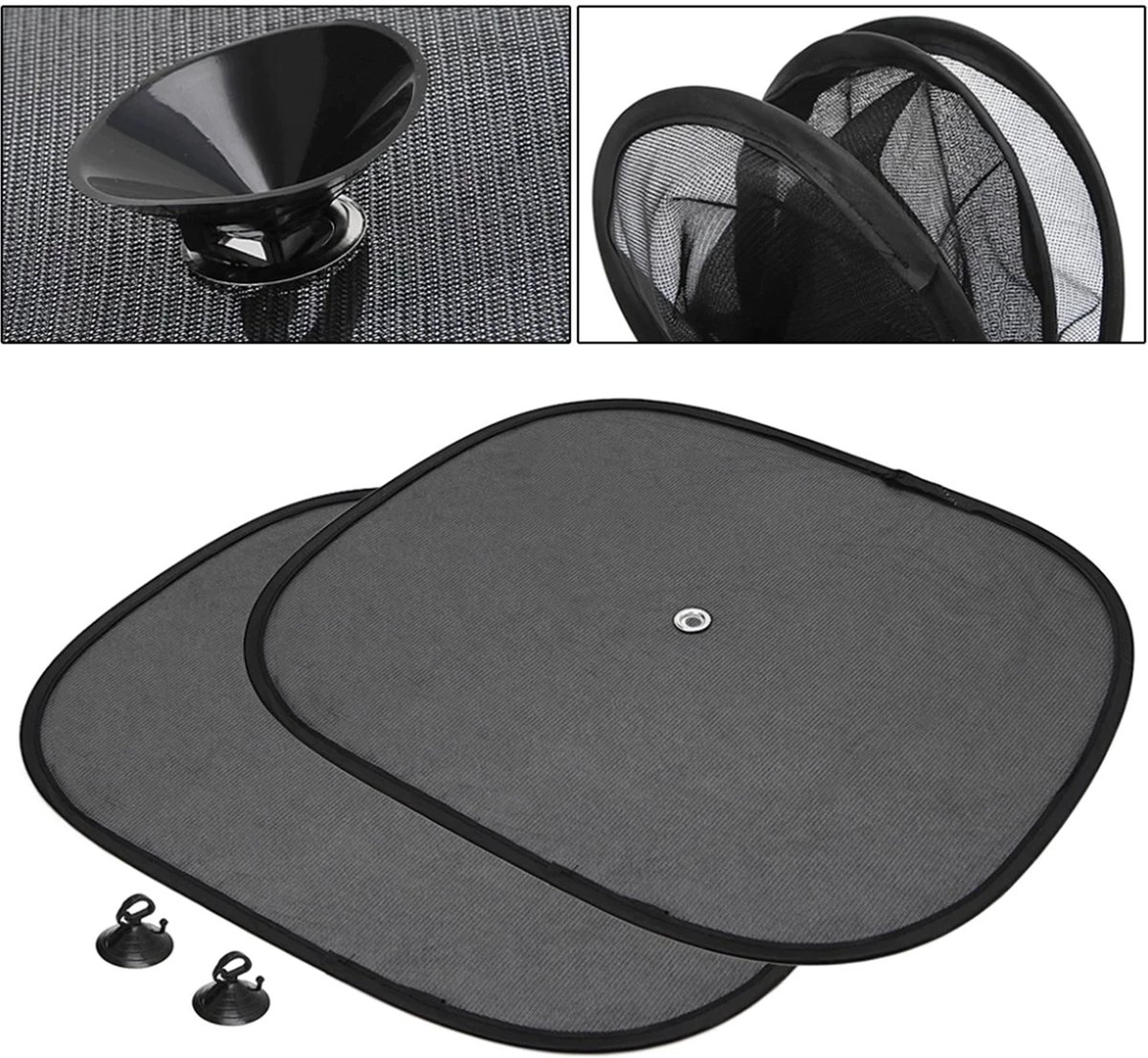 Rheme Zonnescherm Auto - zijruit zonwering - UV protectie - 2 stuks — cadeau in Cadeau-ideeën - foto 2