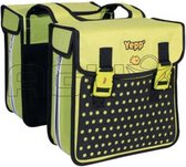 Yepp Kidsshopper - Dubbele Fietstas - 35 L - Lime