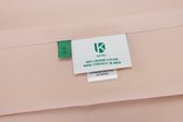 Kepri Hoeslaken - Eenpersoons - Satijn Katoen - Parisian Pink - Duurzaam - 500TC - 90 x 210 cm