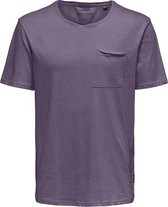 ONLY & SONS ONSROY REG SS SLUB POCKET TEE NOOS  Heren T-shirt - Maat XXL