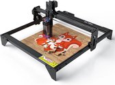 Ellanora®A5 Pro lasergraveur 40W vaste scherpstelpunten Laser snijmachine graveren - 5.5W gecomprimeerde plek  LD CNC 410x400mm Graveerruimte - Snel en Hoge precisie gesneden graveur voor Met