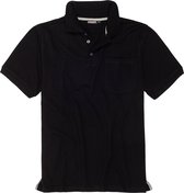 Adamo Poloshirt Klaas zwart (Maat: 3XL)