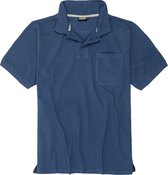 Adamo Poloshirt Klaas blauw (Maat: 5XL)
