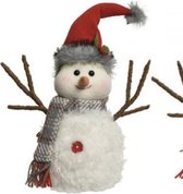 Sneeuwpop decoratie - kerst decoratie