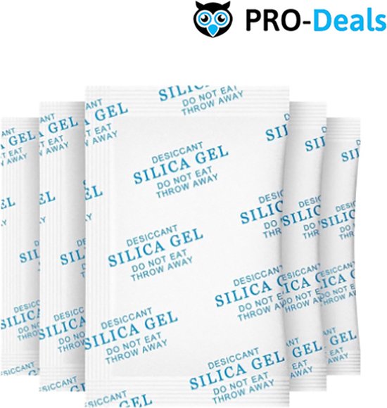 PRODeals 5 x Zakjes Premium Silicagel droogmiddel / 5 gram per