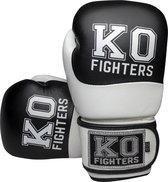 Lightning Jab Leren Bokshandschoenen - Kickboks - Handschoenen - Set - Boksen - Volwassenen - Kinderen - 14oz - Wit