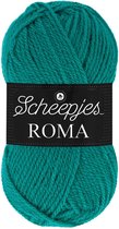 SCHEEPJES ROMA 1521 GROEN. PAK MET 10 BOLLEN a 50 GRAM.