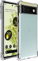 Google Pixel 6 hoesje shock proof case transparant