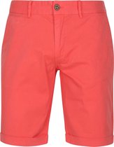 Suitable - Short Chino Arend Koraal Rood - Modern-fit - Chino Heren maat 27