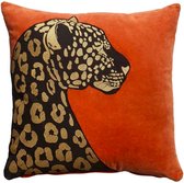 Oneiro’s Luxe sierkussen ANIMAL Terra - 45 x 45 cm - polyester - wonen - interieur – woonaccessoires - kussens