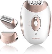 Cecotec Bamba Epilator - Moeiteloos Epileren - Epilator voor Langdurige Ontharing - Scheer- en Trimmerkop - Wit - 800 mAh