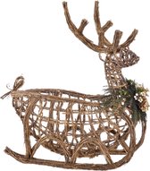 Slee DKD Home Decor Kerstmis vlechtwerk (47 x 22 x 53 cm)