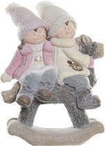Kerstversiering DKD Home Decor Glasvezel Kinderen (45 x 25 x 56 cm)