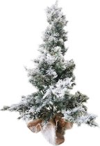 LuxuryLiving - Kerstboom - DKD Home Decor - PVC - LED - Besneeuwd - 20 x 20 x 80 cm