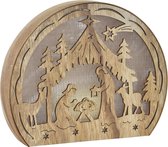 Kerstversiering DKD Home Decor Hout (23 x 4 x 18.5 cm)