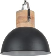 Casa-bella.nl - Hanglamp Fabriano 50 cm - mat zwart + witte binnenzijde