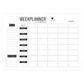Familieplanner 2022 - A4 - Weekplanner - Gezinsplanner - Planner - Afscheur Kalender - Werkplanner - Planner Papier - Jaarplanner - To Do Planner - Familieplanner - Scheurkalender