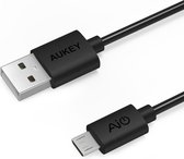 Aukey CB-D5 datakabel snellaadkabel  2.0/ 3.0 Micro USB kabel  5 stuk  (2 x 1 M, 1 x 2M, 2 x 0,3 M) met Micro USB naar Type C / USB-C adapter (2 in 1) voor tablet, Samsung, Huawei,