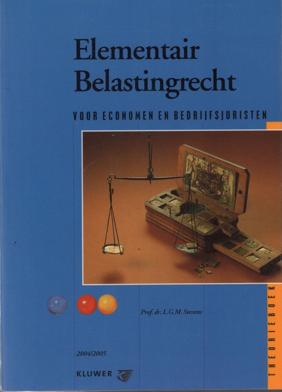 Elementair Belastingrecht Economen Bedri