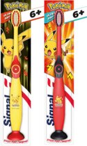 2x Pokemon tandenborstels met zuignap - Ultra soft - Anti-bacterieel - Kids - Kinderen - Leuke tandenborstel - Tanden poetsen