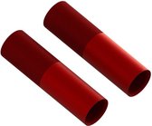 Aluminum Shock Body 24x88mm (Red) (2)