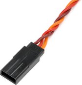 Revtec - Servo-kabel - Gedraaide kabel - JR/Hitec - Connector vrouw. - 22AWG / 60 Strengen - 30cm - 1 st