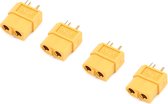 Revtec - Connector - XT-60 - Goudcontacten - Man. - 4 st