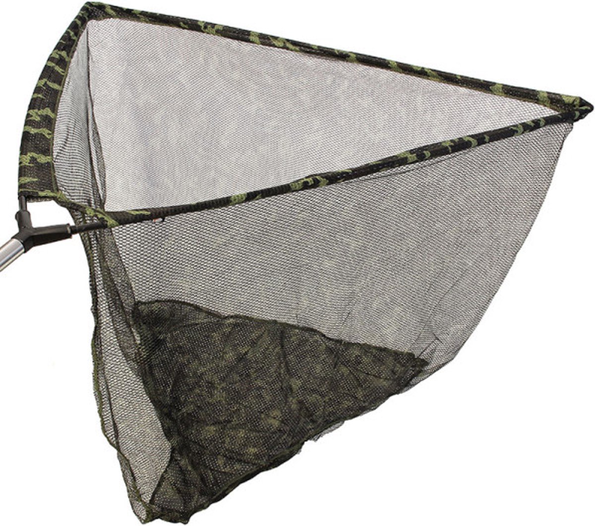 NGT 42 Camo Specimen Net met Metal 'V' Block en Stink Bag | Schepnet