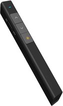 Draadloze USB Presenter - 100 Meter Bereik - Zwart - Wireless Presentatie Klikker met Laser Pointer - Presentatie Afstandsbediening - Wireless presenter met Opbergzak