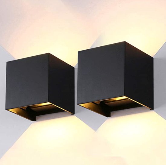 overhead Detecteren regen BIZZ Light ® LED-wandlamp - 2 Stuks - Duo verpakking -voor binnen en buiten  -... | bol.com
