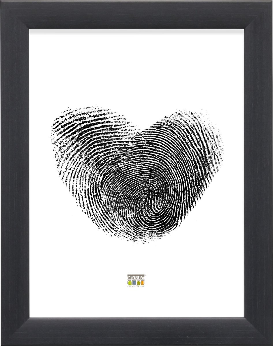 Deknudt Frames fotolijst S53GF9 - zwarte houtkleur - hout - 40x60 cm