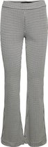 Vero Moda VMKAMMA MR FLARED GINGHAM PANT Danes Broek Black - Maat S x L34