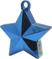 Wefiesta Ballongewicht Ster 140 Gram Blauw