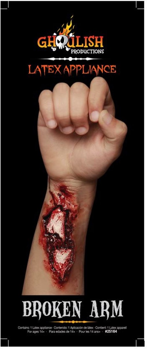 "Nep wond van botbreuk Halloween  - Schmink - One size"