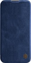 Nillkin Qin Pro PU Leather Book Case - Geschikt voor Apple iPhone 13 Pro (6.1") - Blauw