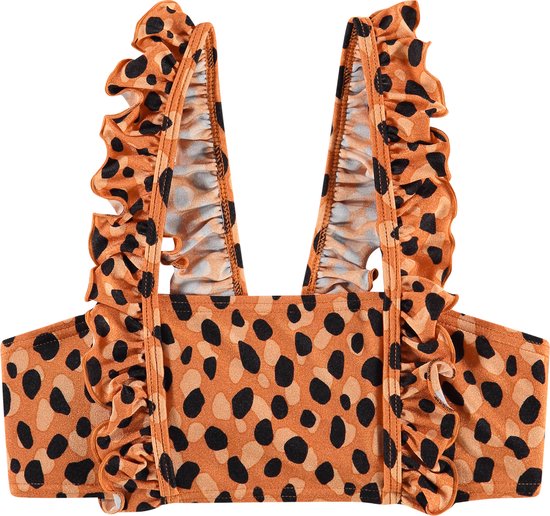 Leopard Spots meisjes bandeau bikinitop