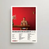 Mac Miller Poster - Watching Movies with the Sound Off Album Cover Poster - Mac Miller LP - A3 - Mac Miller Merch - Muziek