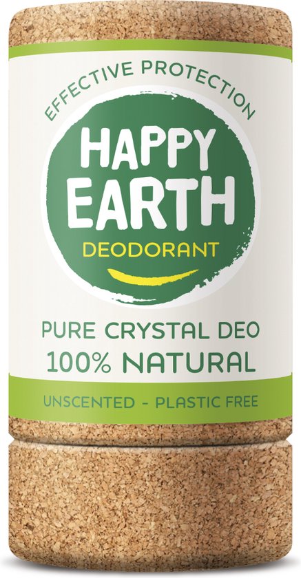 Happy Earth 100% Natuurlijke Deodorant Crystal Unscented