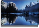 Walljar - Winter In Yosemite Valley - Muurdecoratie - Plexiglas schilderij