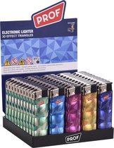 Aansteker – “ 3D Triangles “design  - 50 stuks – Lighter  - Briquet